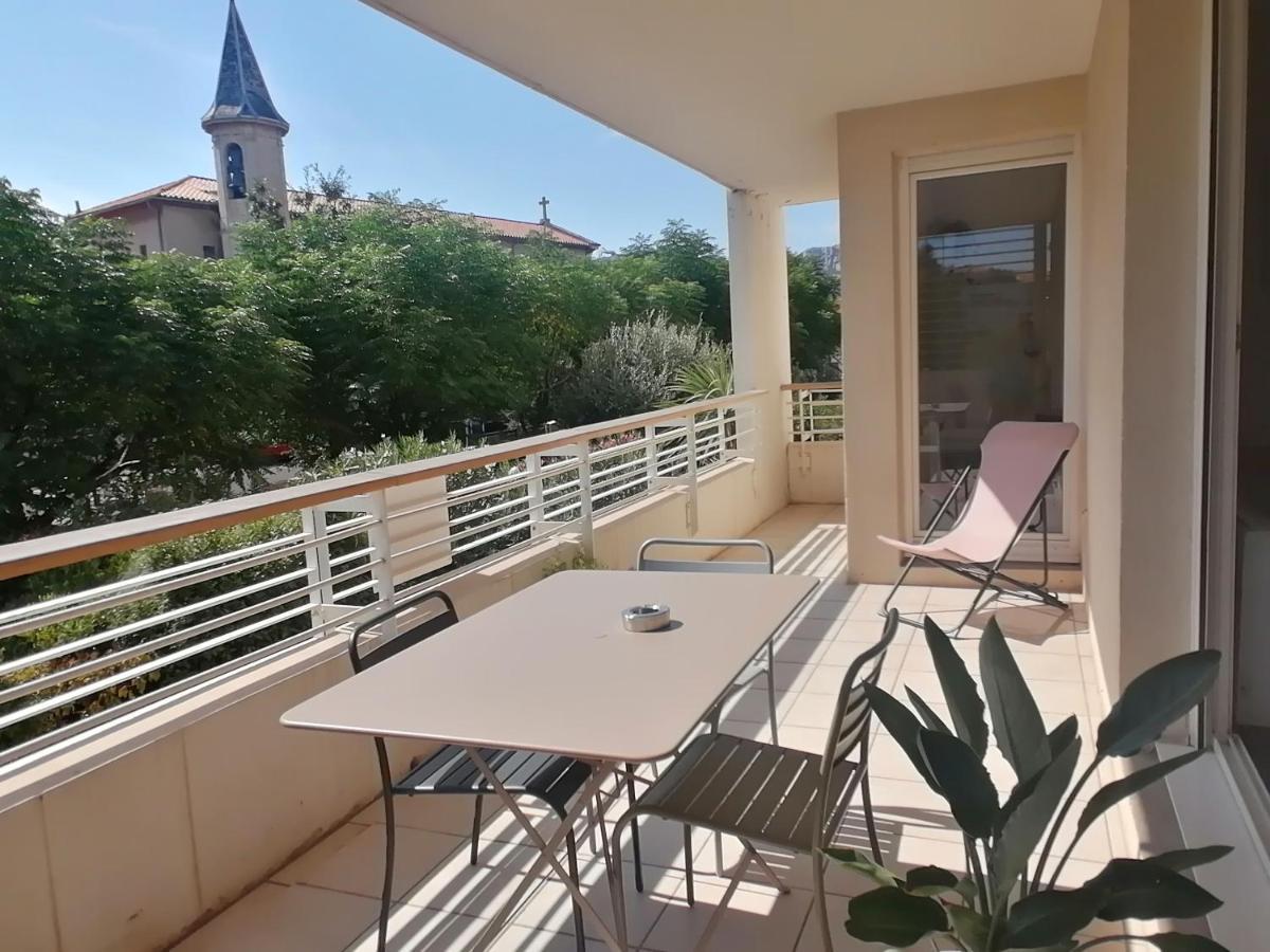 Marseille : Joli T2 Mer Et Collines + Terrasse Exterior foto